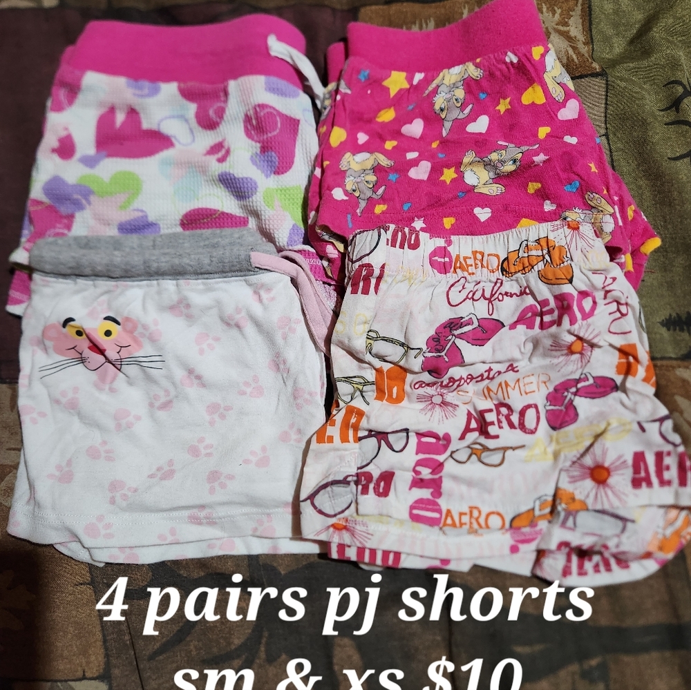 4 pairs of pj shorts